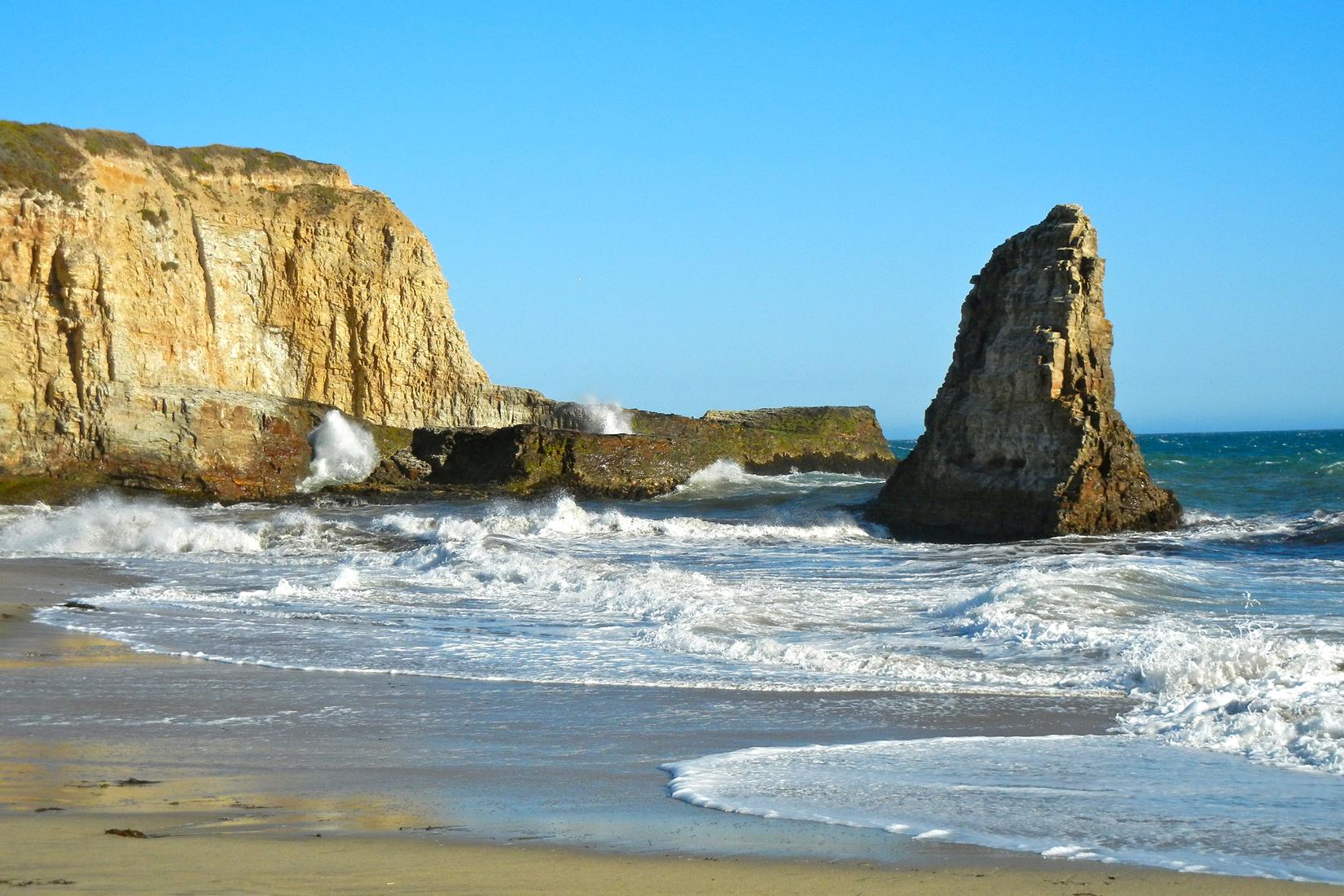 Sandee - Coast Dairies State Park - Davenport Beach