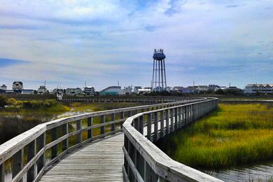 Sandee Icw, Highway 210 Bridge At Surf City