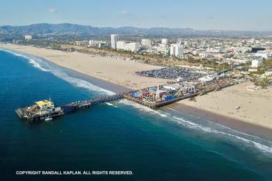 Red White And Blue Beach Santa Cruz CA United States