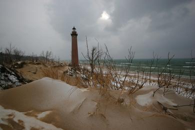 Sandee Lighthouse Beach At Silver Lake State Park