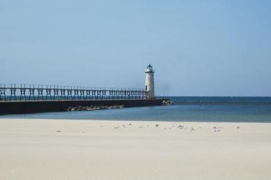 Sandee Manistee National Forest Campground Beach Photo