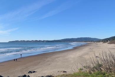 Red White And Blue Beach Santa Cruz CA United States