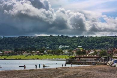 Sandee Rhos-On-Sea Beach