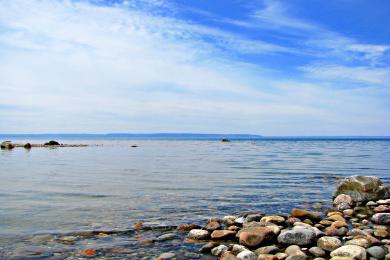 Sandee Belle-Eau-Claire Beach