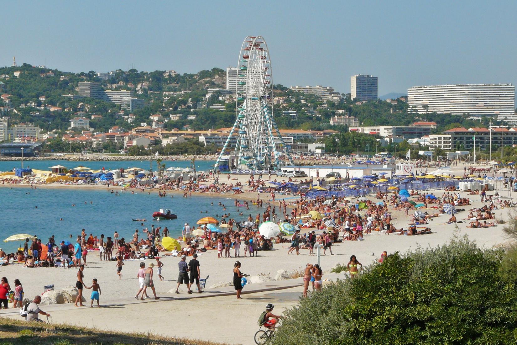 Sandee - Plage De Bonneveine - Plages Du Prado A Marseille