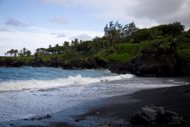 Sandee - Honokalani Black Sand Beach