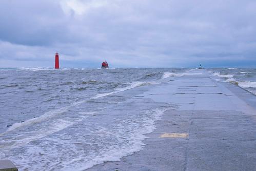 Sandee - Wind Point Lighthouse Beach