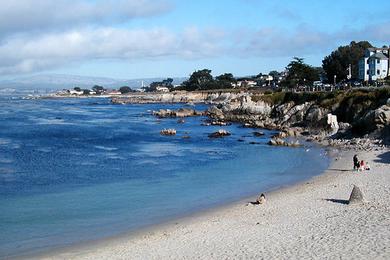 Red White And Blue Beach Santa Cruz CA United States