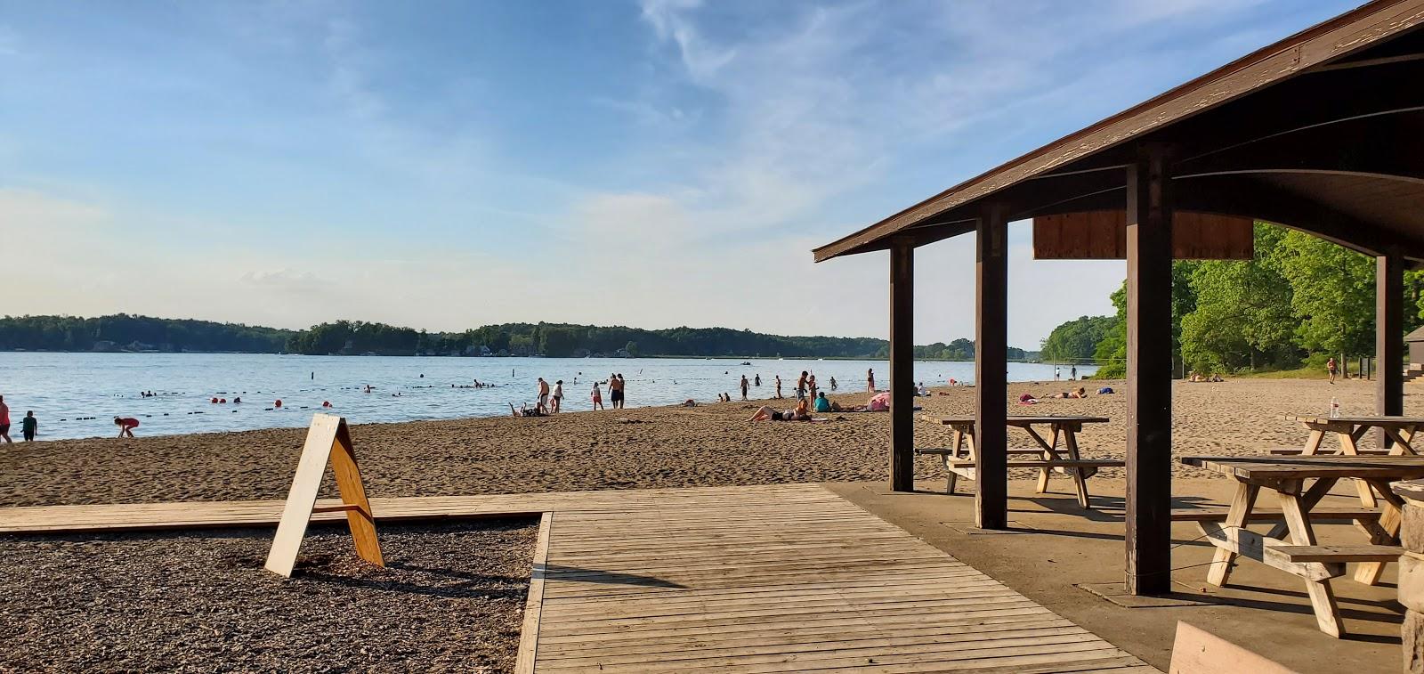 Sandee Pokagon State Park Beach And Bathhouse Photo