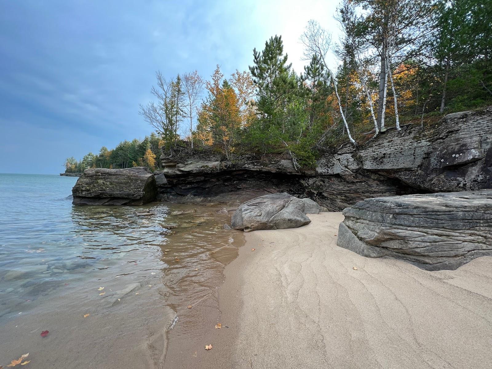 Sandee Public Shoreline Beach Au Train To Five Mile Pts
