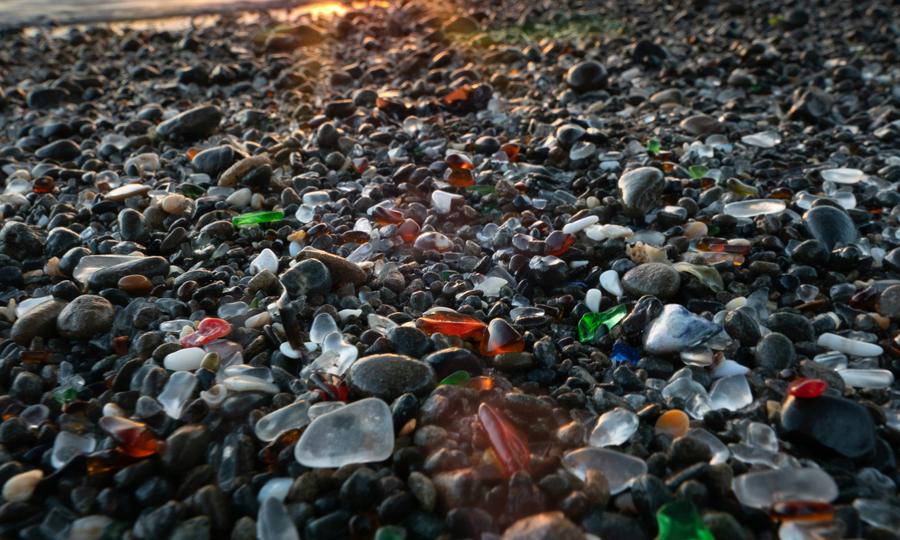 Sandee Glass Beach in Fort Bragg, California