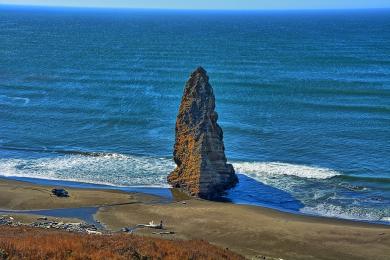 Sandee - Cape Blanco State Park - Sixes River Beach