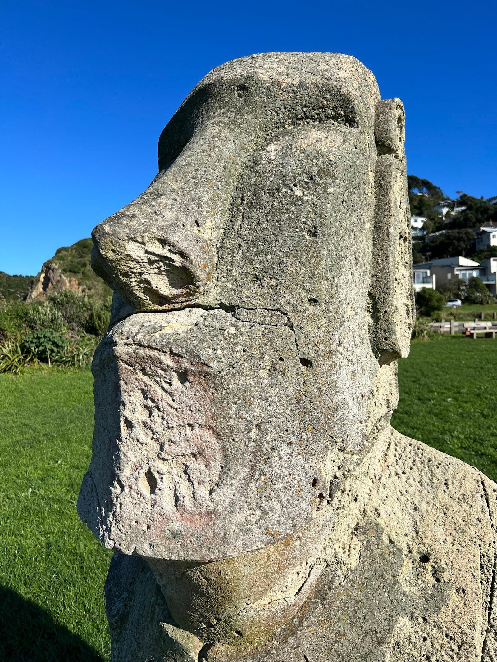 Sandee Moai Statue Photo